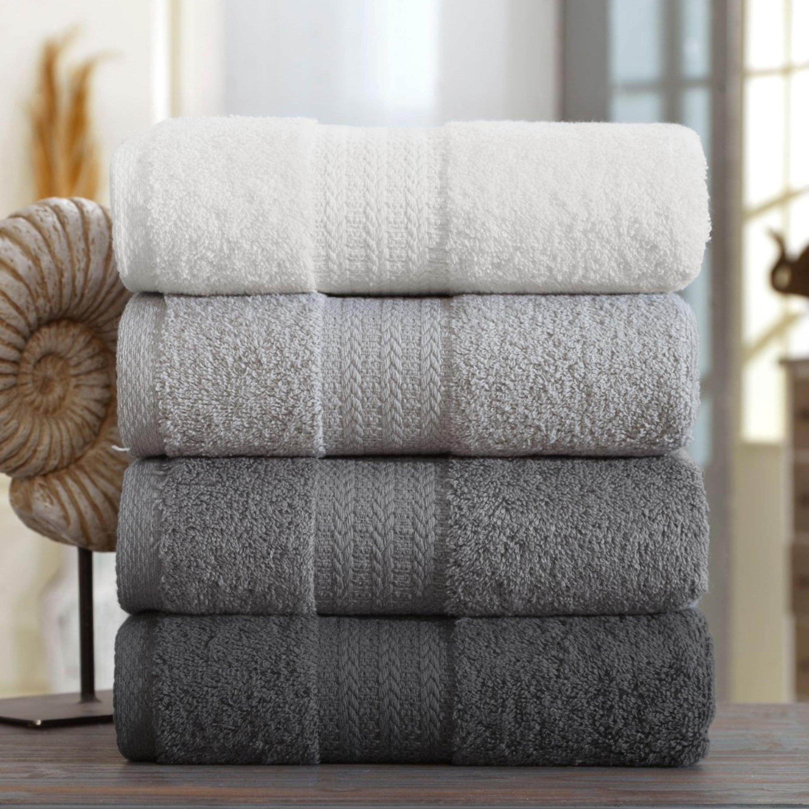 INTER Z 4'lü Rainbow - Gri Serisi El Havlu Seti