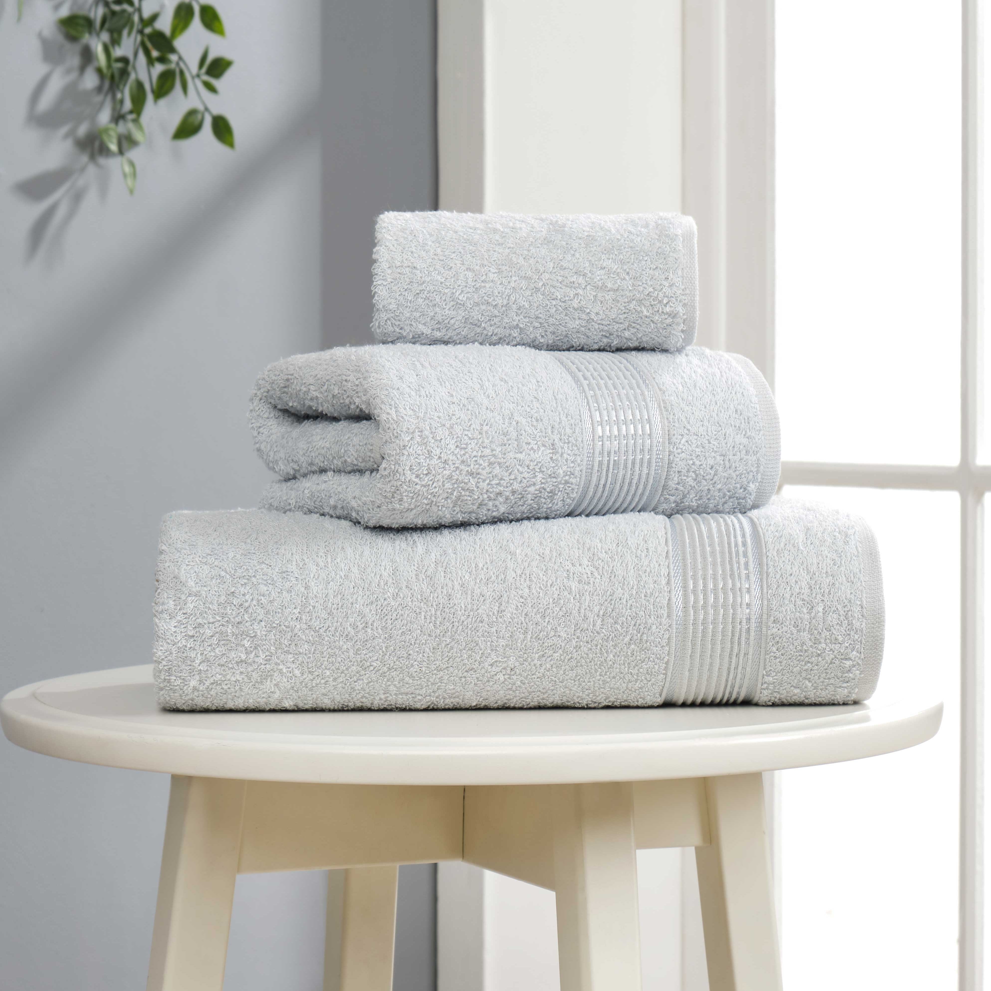 INTER Z 3'lü Set Ezgi - Açık Gri Havlu Seti