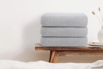 3'lü Set Gri %100 Pamuk El Havlusu 50x90 Cm, Gri Otel Havlusu