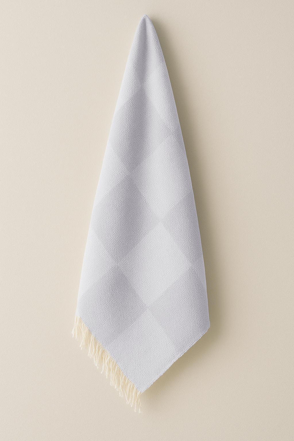 INTER Z Dama Desenli Peştamal Plaj Havlusu 70x155 Cm Gri